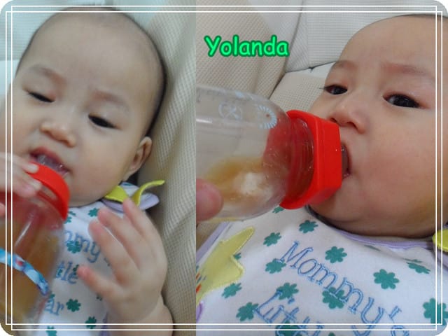 【Yolanda成長點滴】6M第一次嚐副食品(蘋果泥) - 第6張圖 【Yolanda成長點滴】6M第一次嚐副食品(蘋果泥)