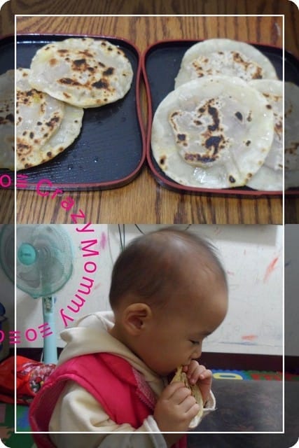 ※ 副食品之親子廚房 ※ 自製香酥芋頭餅