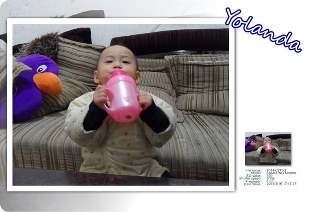 【Yolanda成長點滴】1Y2m27d開口說『水』 - 第2張圖 【Yolanda成長點滴】1Y2m27d開口說『水』