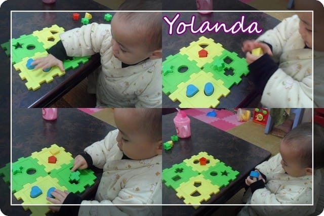 【Yolanda成長點滴】1Y2m28d學習形狀分類
