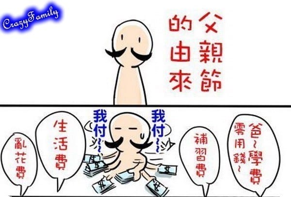 付清節?!  父親節!!