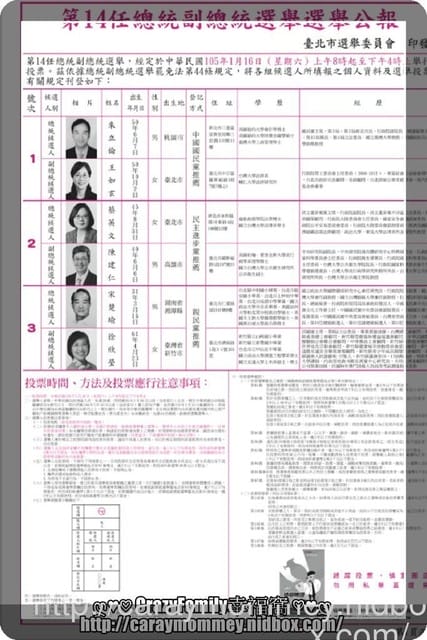2016年第14屆總統暨立委大選 - 第2張圖 2016年第14屆總統暨立委大選