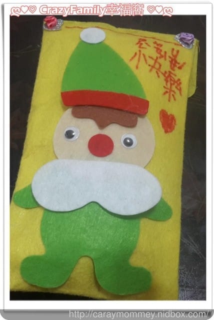 § XeNia上課趣 §  美勞課之DIY聖誕袋