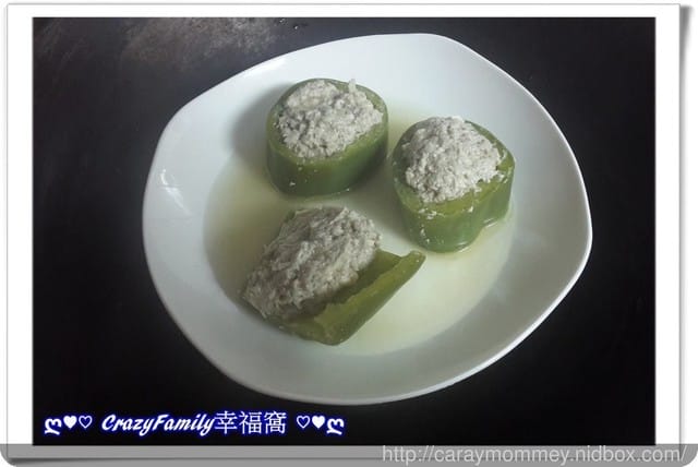 ღ♥♡ 2017-0403 ♡♥ღ 煮夫上菜之起司青椒鑲肉