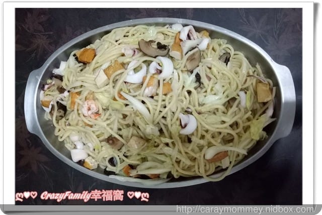 ღ♥♡ 2017-0602 ♡♥ღ 煮夫上菜之台式義大利海鮮炒麵