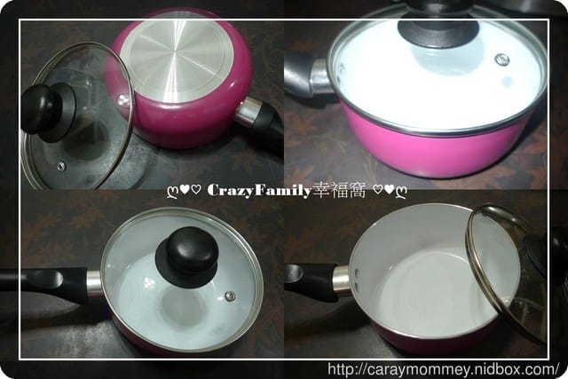 ☆ 開箱體驗 ☆ Color Cook 玫紅白陶瓷不沾鍋具組 - 第12張圖 ☆ 開箱體驗 ☆ Color Cook 玫紅白陶瓷不沾鍋具組