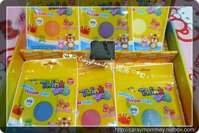 ✿ღ 育兒好物分享 ✿ღ Think-Doh 七色感溫變色黏土（康軒文教代理想可多黏土）
