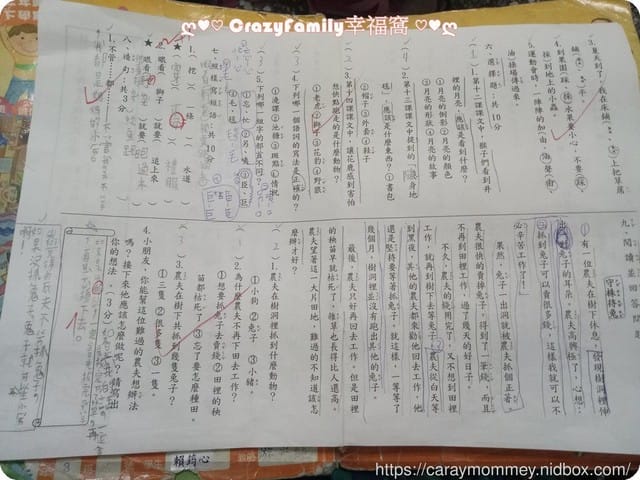 § XeNia 上課趣 § 小二下學期國語期末成績