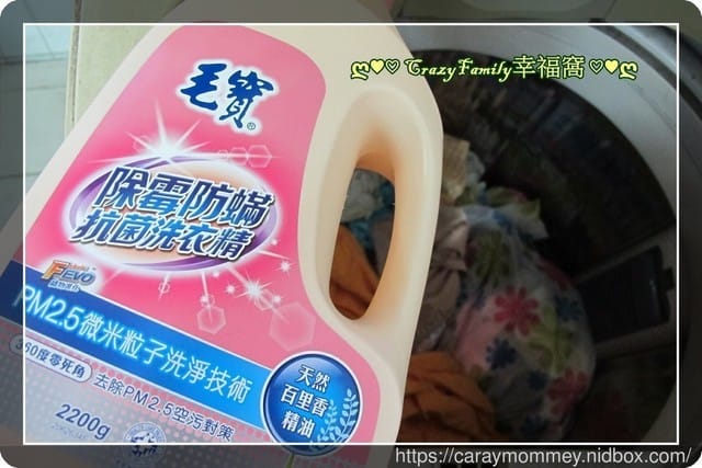§ 生活體驗 § 毛寶 PM2.5抗菌洗衣精