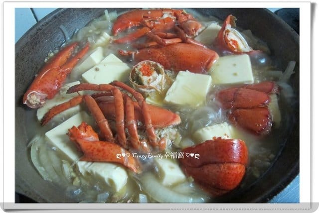 ღ942就是愛料理ღ 蒜蓉波士頓龍蝦冬粉煲