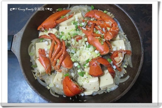 ღ942就是愛料理ღ 蒜蓉波士頓龍蝦冬粉煲