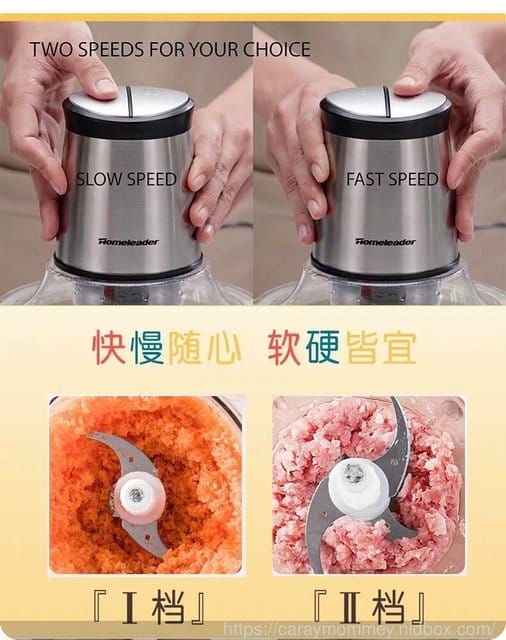 ◇2019淘寶必買好物分享◇美標homeleader家用绞肉機切碎機攪拌機蔬菜沙拉機