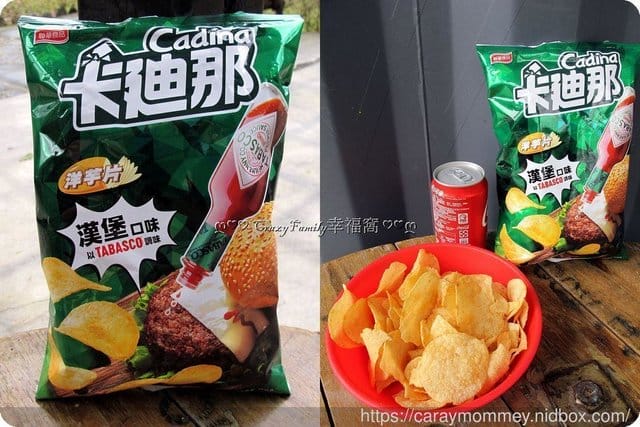 新品上市∮卡迪那 X TABASCO聯名推出辣美式料理口味零食