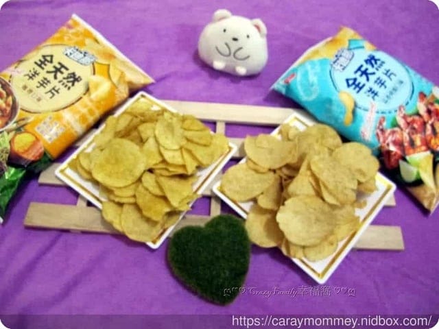 超商熱搜零食，好吃又好拍的【卡迪那】全天然洋芋片，全天然、更好吃！新口味咖哩/蒜香烤蝦新上市