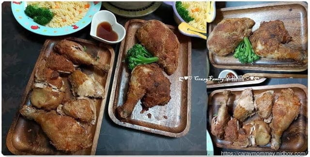 ღ942就是愛料理ღ 香酥雞腿白醬義大利麵