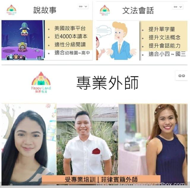 推薦線上兒童英文學習 ∞ 札實打造英文口說力 ★Happy Land 樂原教育