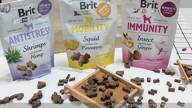 【寵物零食推薦】分享自然食材咘莉Brit機能性寵物零食