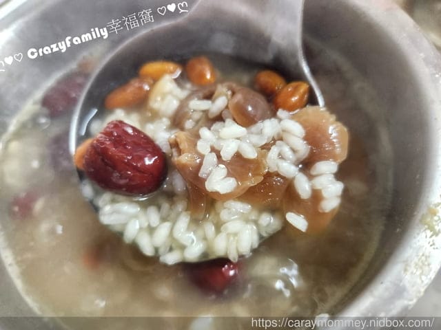 DIY桂圓紅棗粥免浸泡，有GOLDEN FIRE火牌燜燒鍋既省電又省時