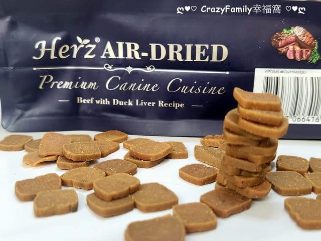 原肉塊乾狗糧開箱 ∞ 【Herz赫緻】挑嘴犬首選，營養補充快速且好吸收之美饌低溫風乾糧