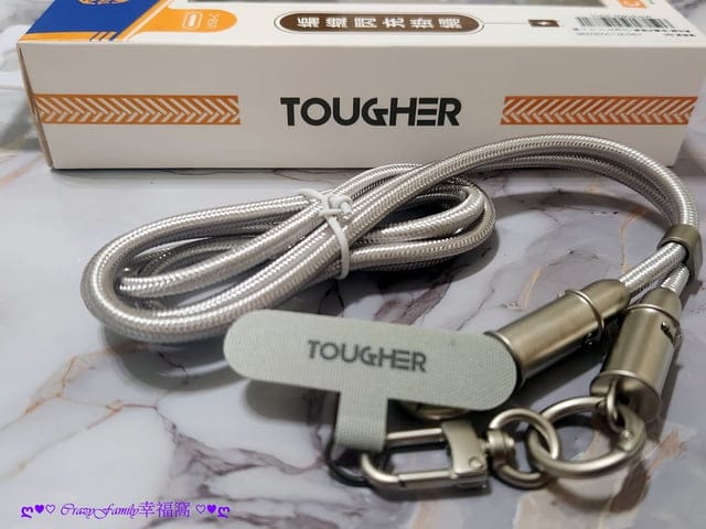 簡約時尚多功能TOUGHER 編織掛繩急速充電線